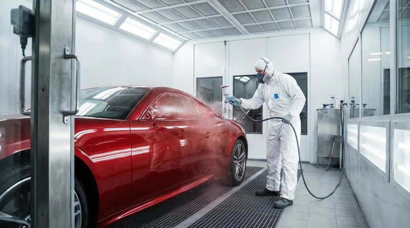 撸啊撸短视频：跑车喷漆改色